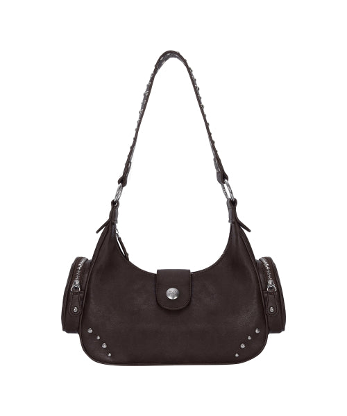 MOTE STUD BAG BROWN