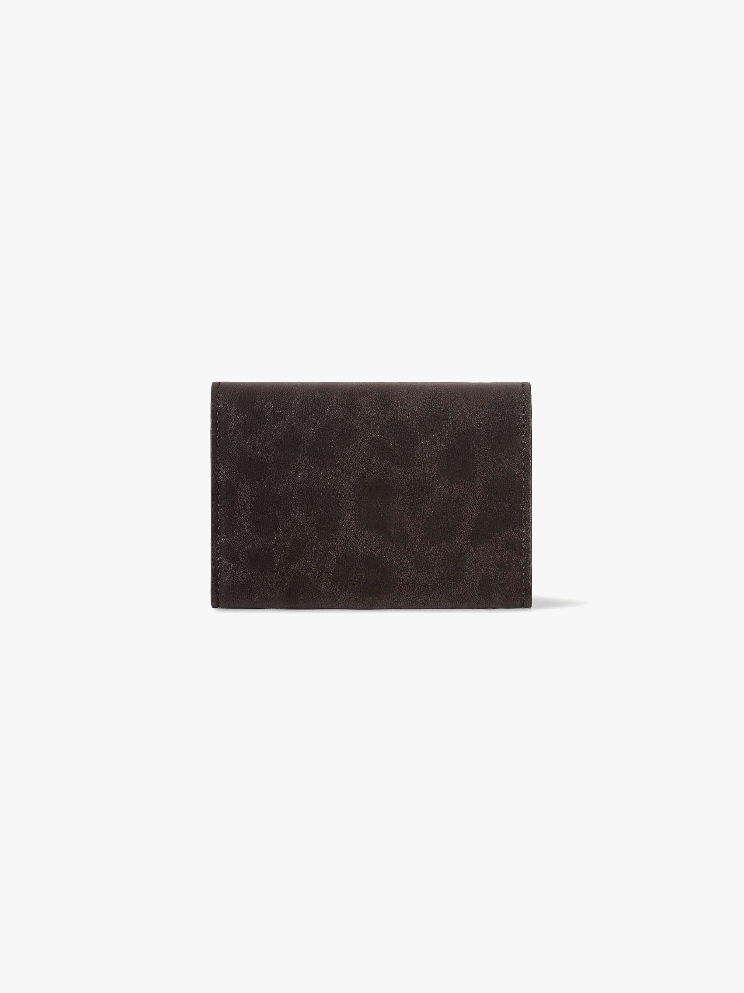 MATT TRIANGLE WALLET - LEOPARD BROWN