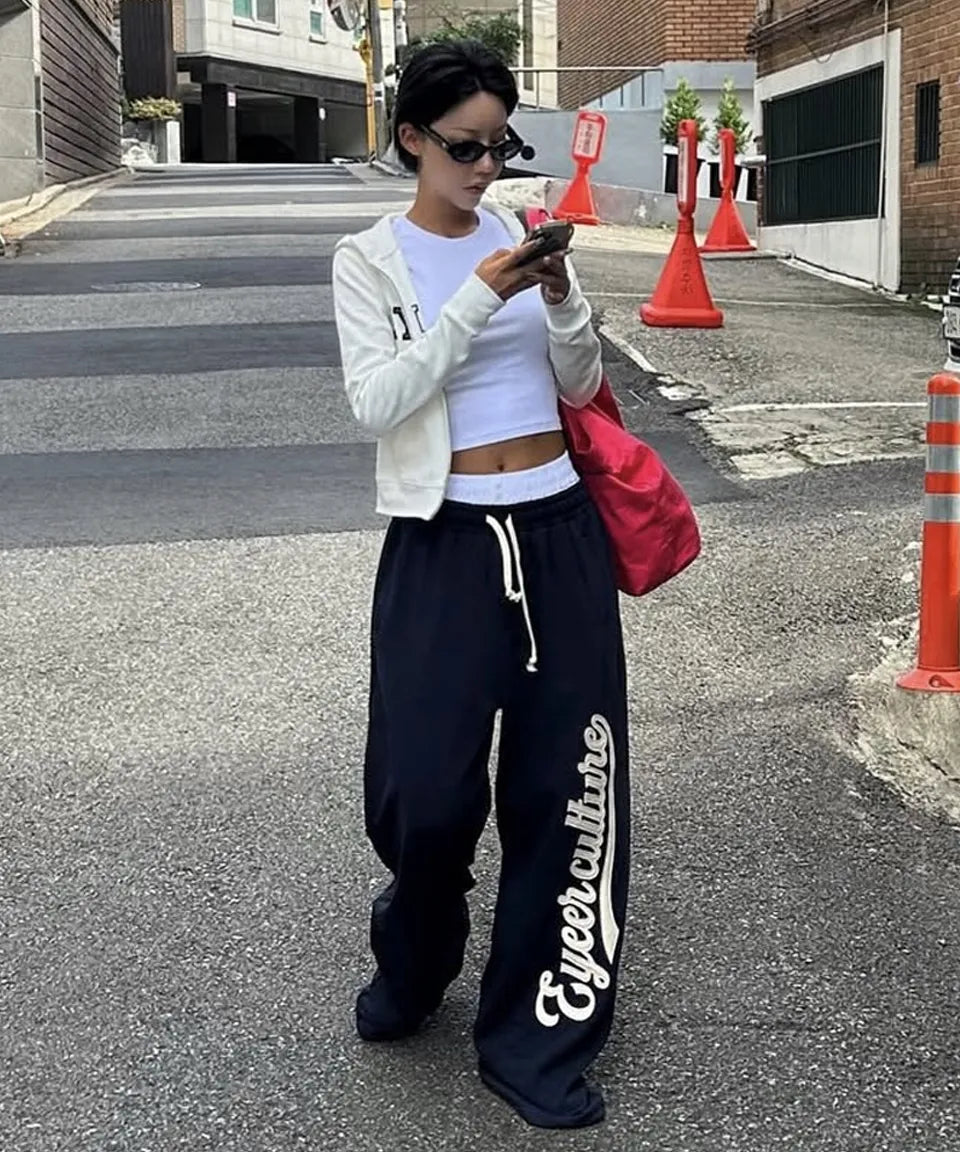 Script Logo Layerd Sweatpants - 2 colors #KANGNAEON同款!