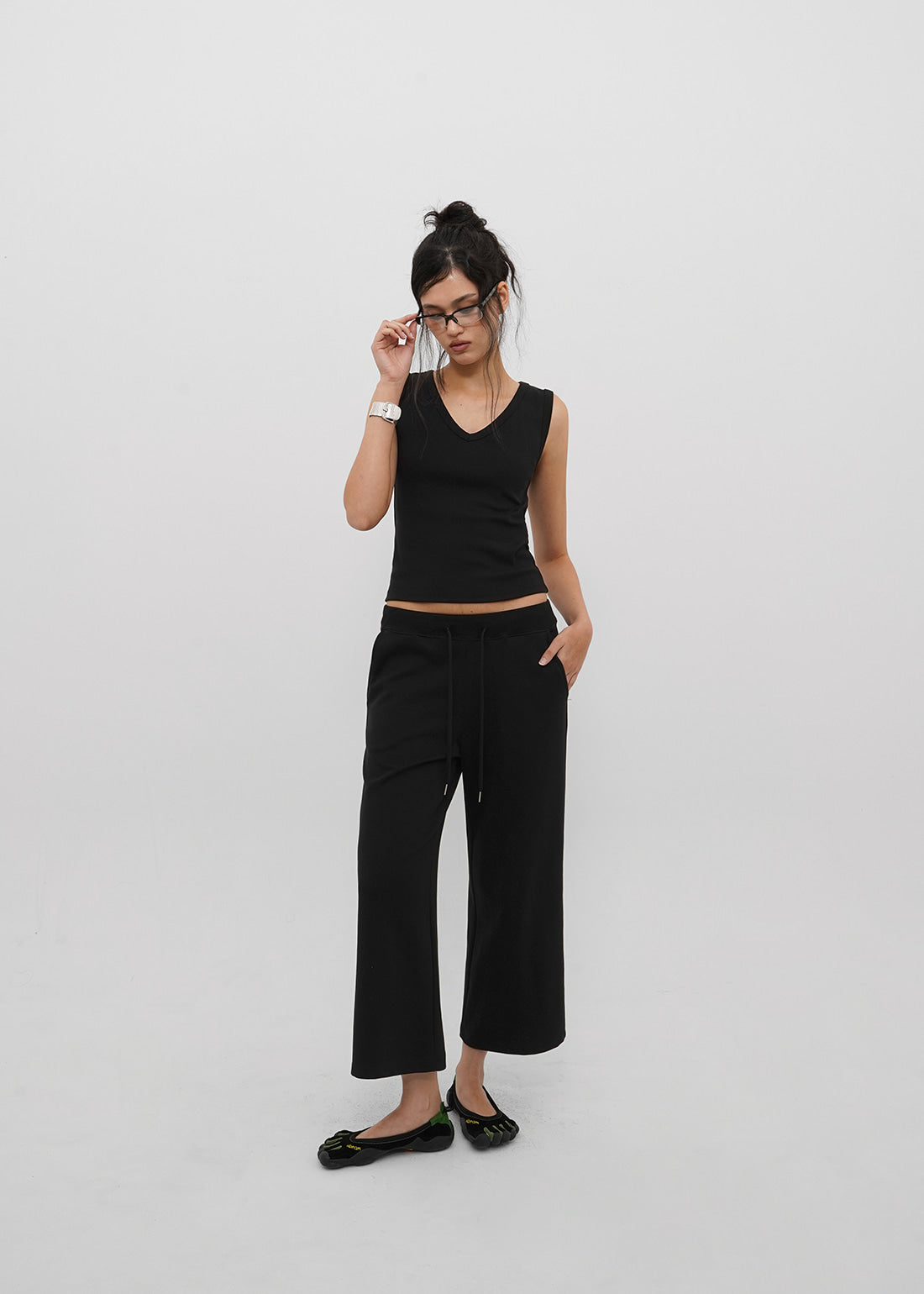 AIR SWEAT CAPRI BANDED PANTS - 3 COLORS 4