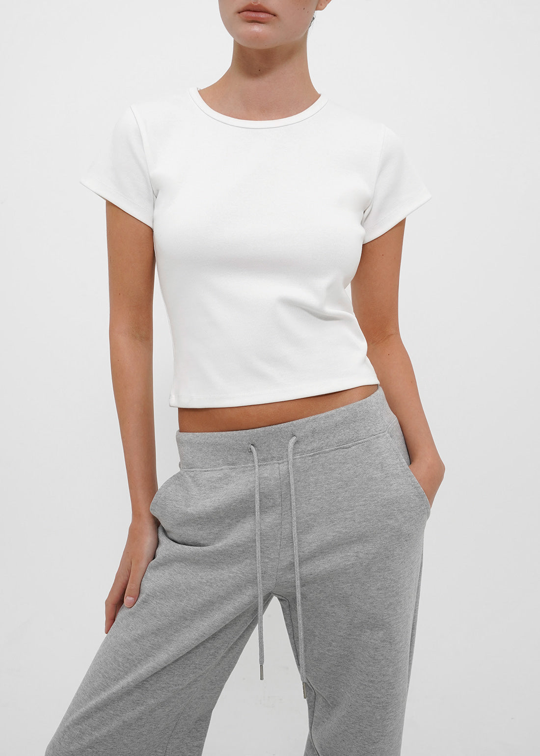 STRETCH STANDARD ROUND NECK BABY SHORT SLEEVE TEE 12