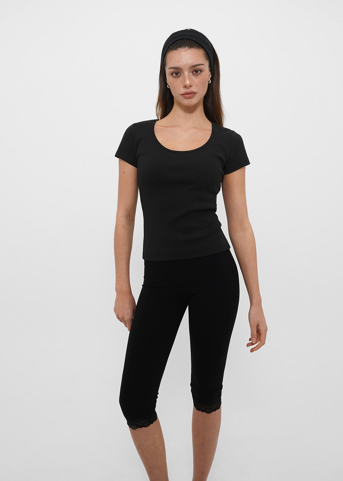 STANDARD SLIM U-NECK SHORT SLEEVE TEE 9