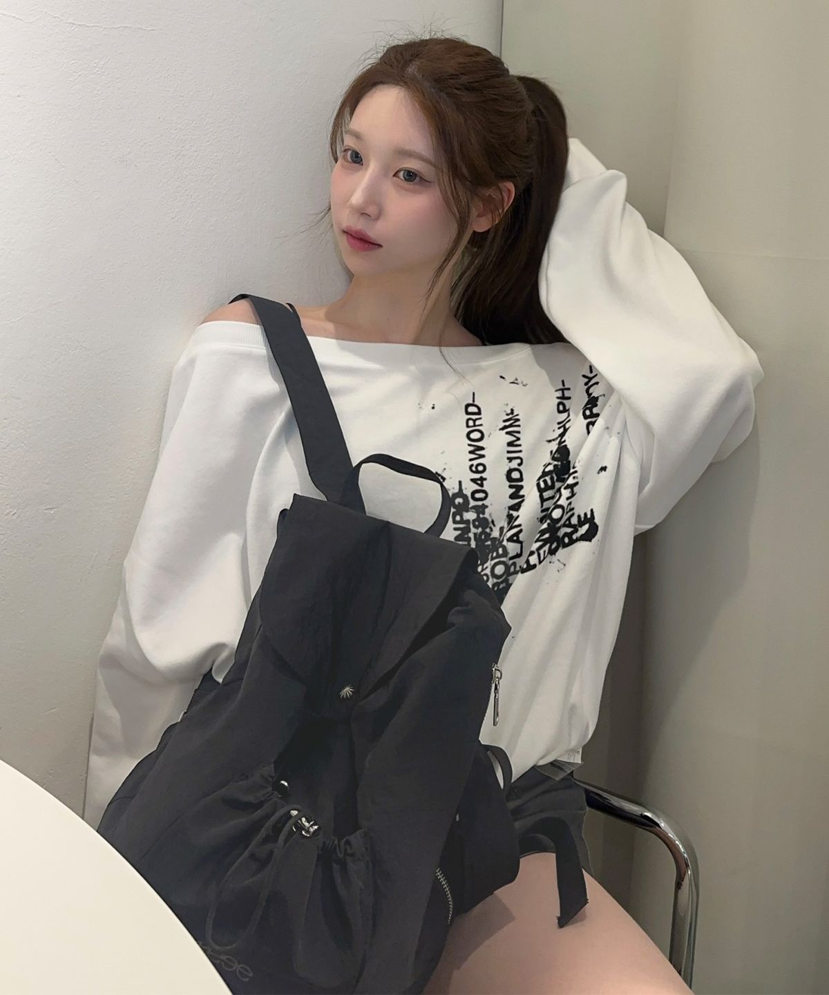 MINIMAL CENTER COZY BACKPACK