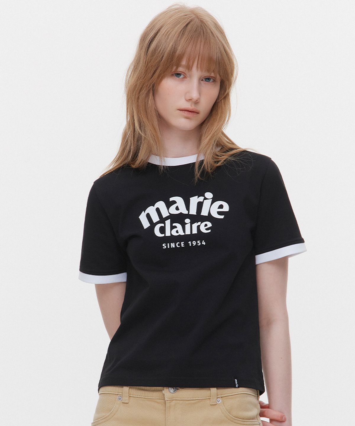 ARCH LOGO RINGER SHORT-SLEEVE T-SHIRT