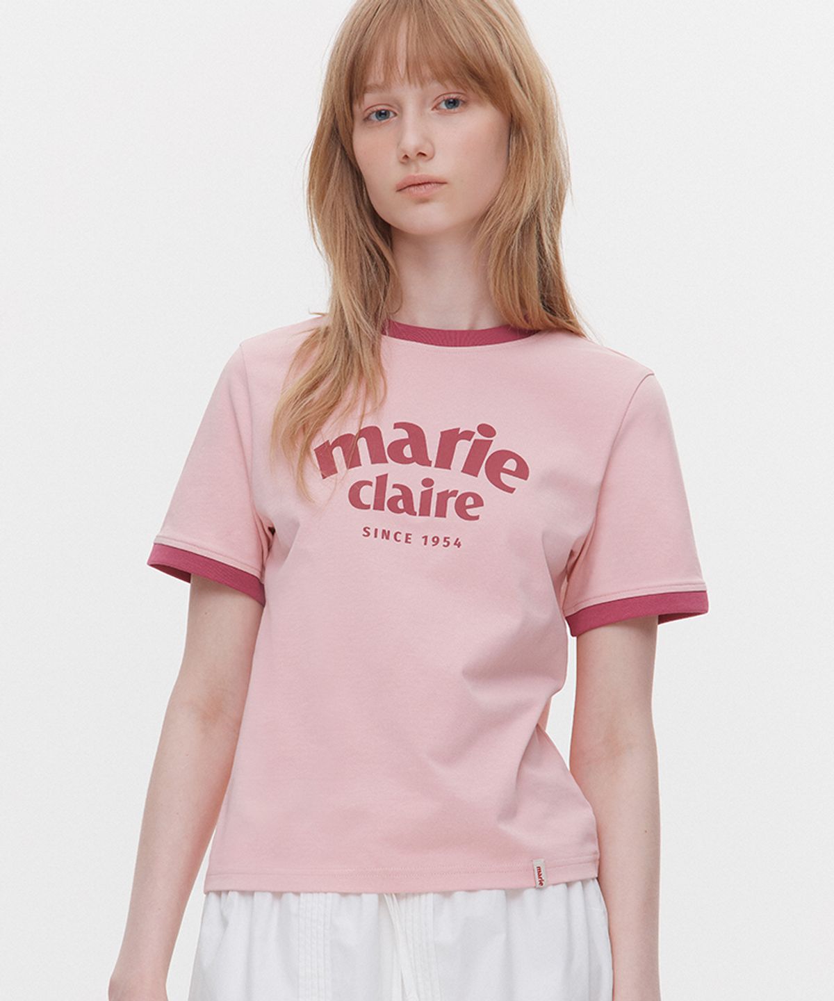 ARCH LOGO RINGER SHORT-SLEEVE T-SHIRT