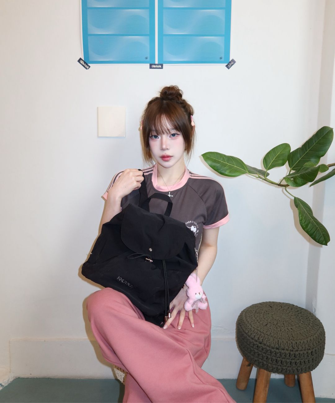 MINIMAL CENTER COZY BACKPACK