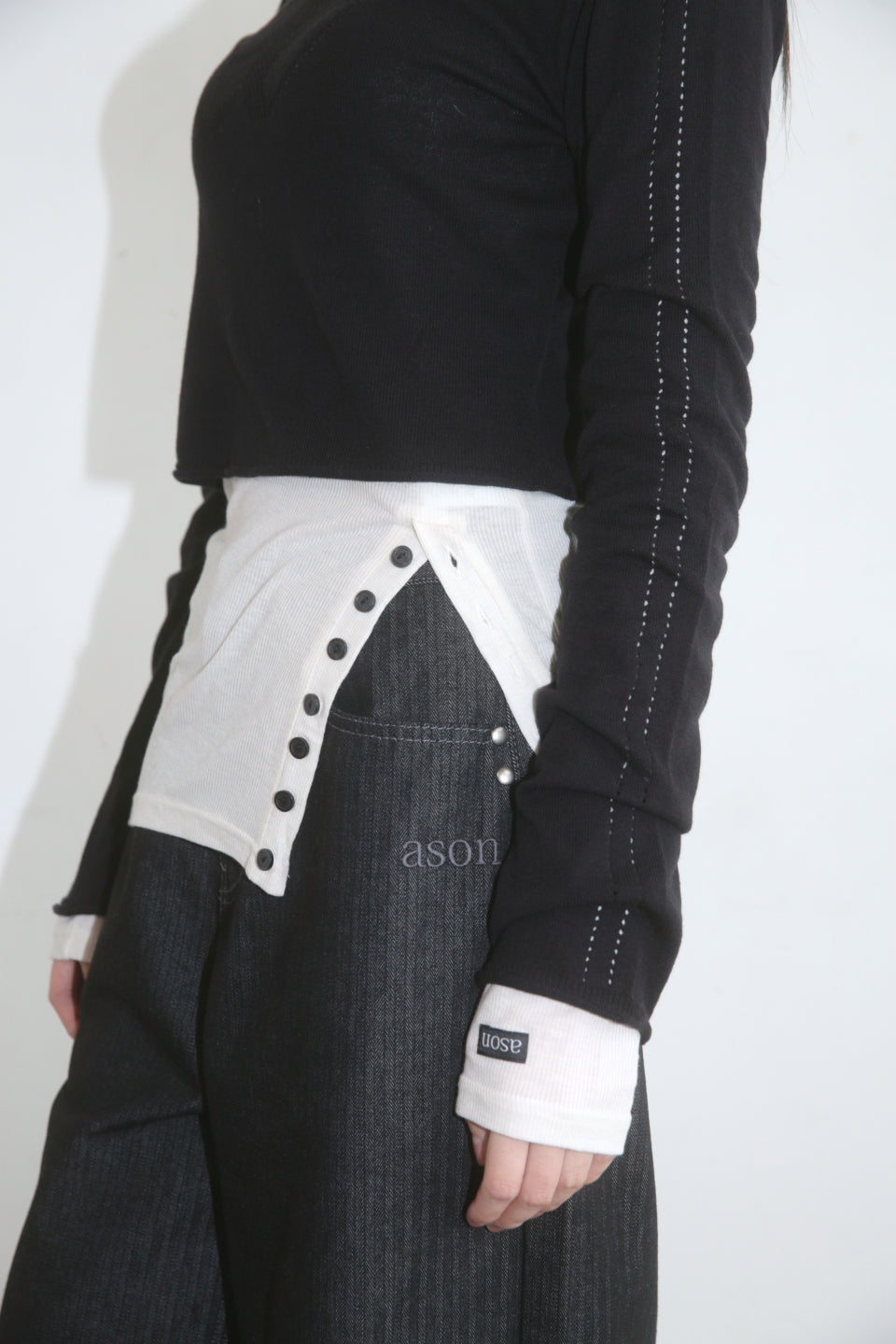 ASON GRAIN TWILL BLACK