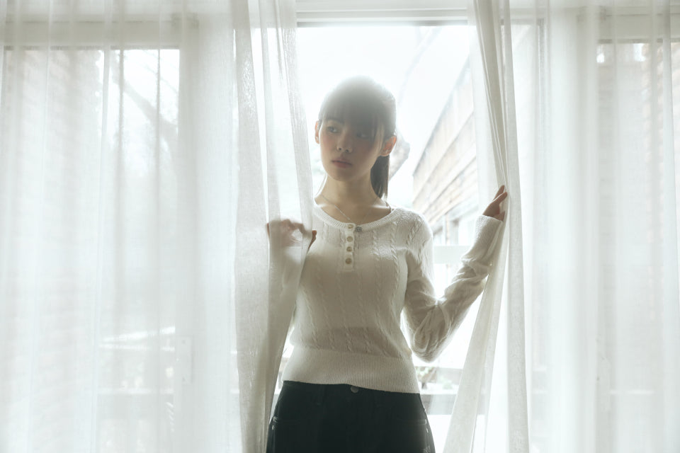 ASON MISTY KNIT IVORY