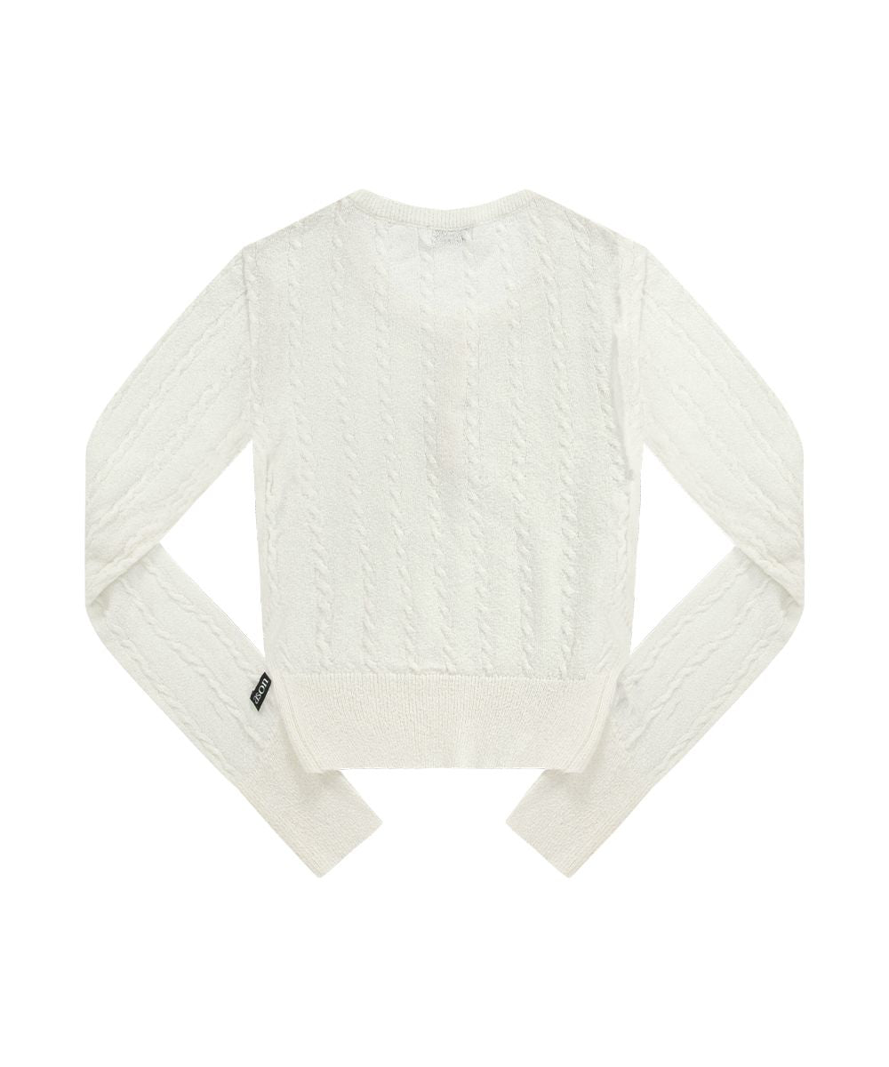 ASON MISTY KNIT IVORY