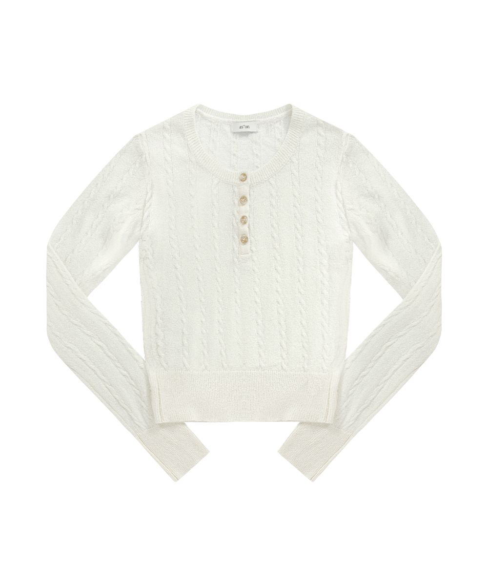 ASON MISTY KNIT IVORY
