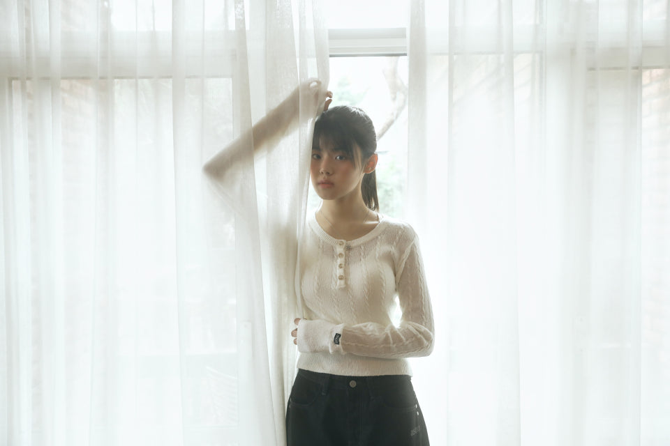 ASON MISTY KNIT IVORY