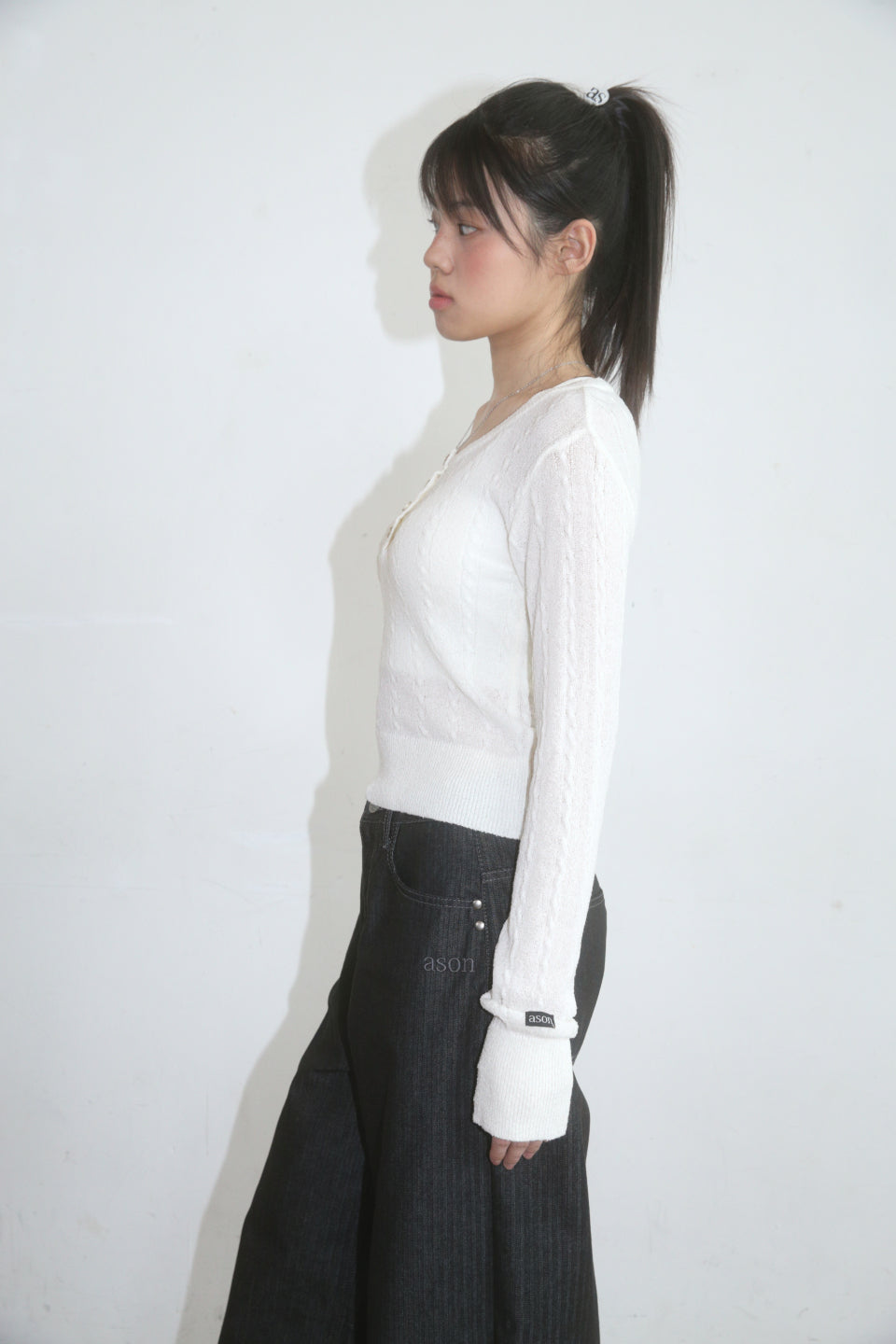 ASON MISTY KNIT IVORY