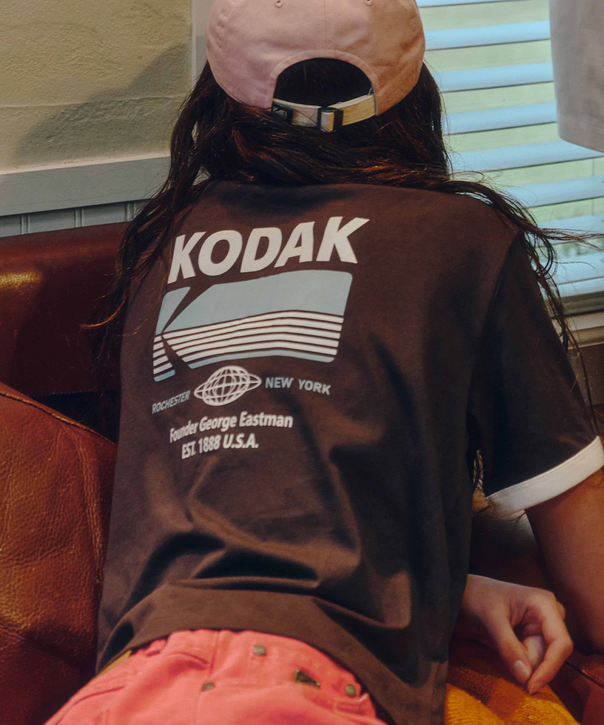 KODAK BREEZE POP BIG GRAPHIC TEE - CHARCOAL