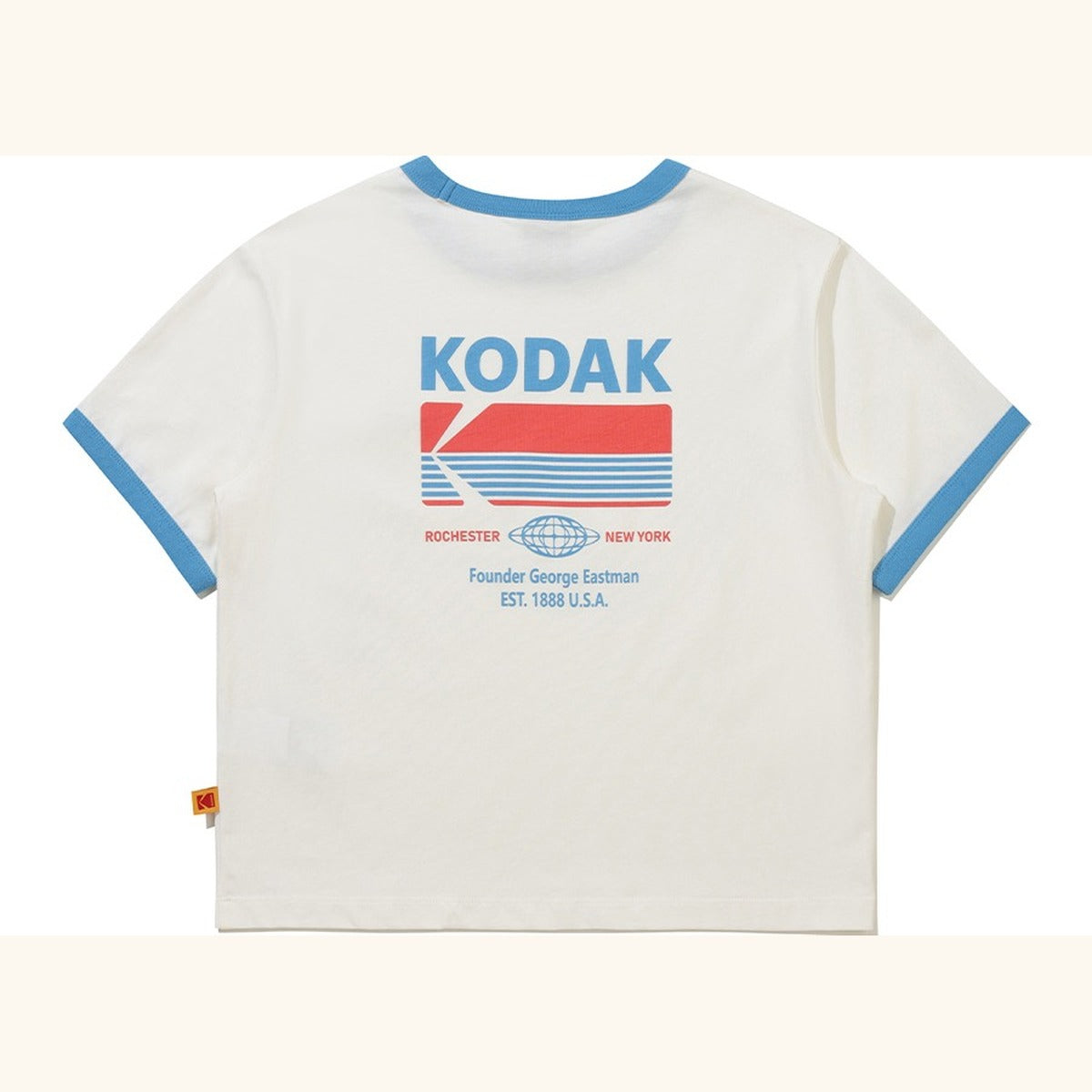 KODAK BREEZE POP BIG GRAPHIC TEE - IVORY back view