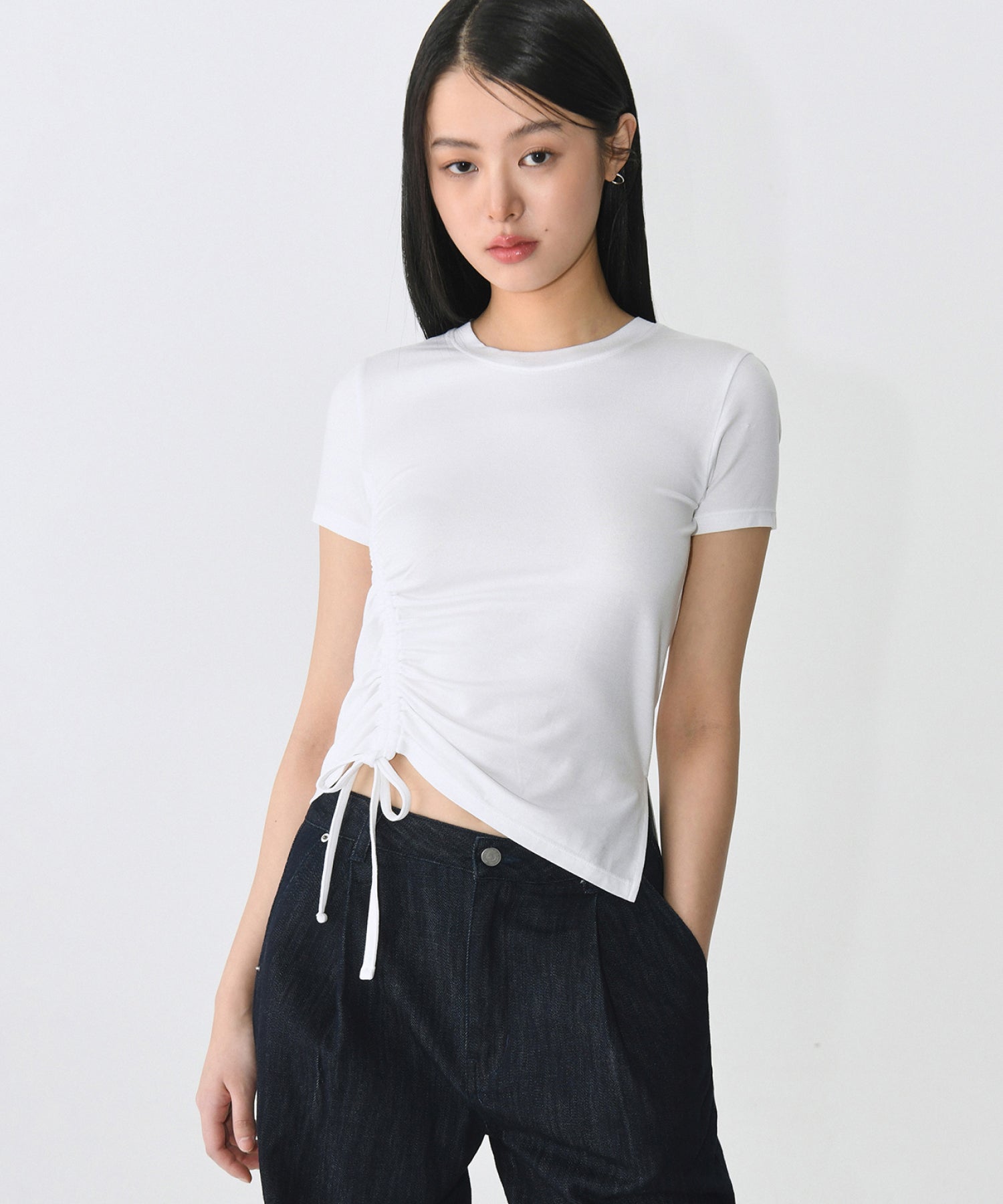 Musinsa Standard Tencel Tee - WHITE