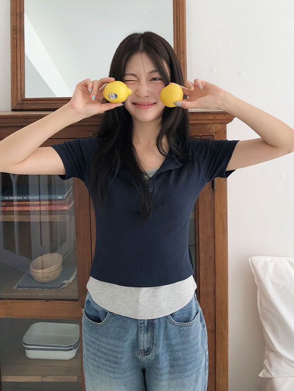 ONE & ONE LAYERED TEE - 6 COLORS 6