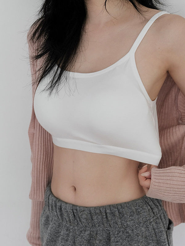 SOFT COOL BUILT-IN CAP BRA TOP - 6 COLORS 4