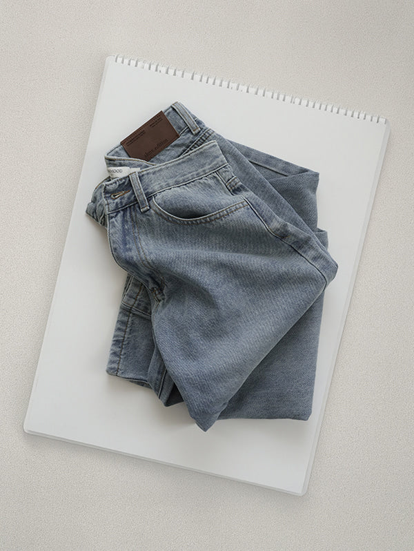 SOFT VINTAGE WASHING DENIM PANTS - 4 SIZES × 3 VER 3