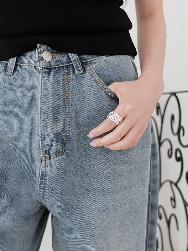 SOFT VINTAGE WASHING DENIM PANTS - 4 SIZES × 3 VER 4