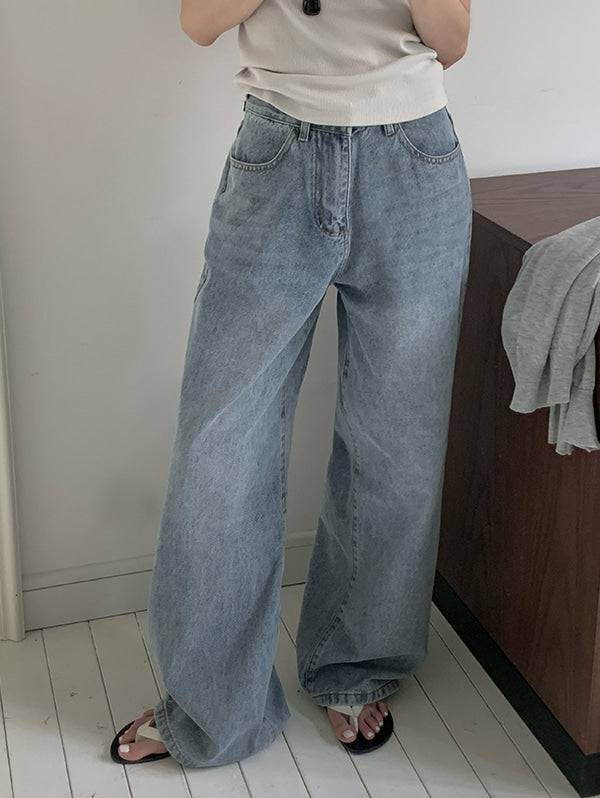 SOFT VINTAGE WASHING DENIM PANTS - 4 SIZES × 3 VER 6