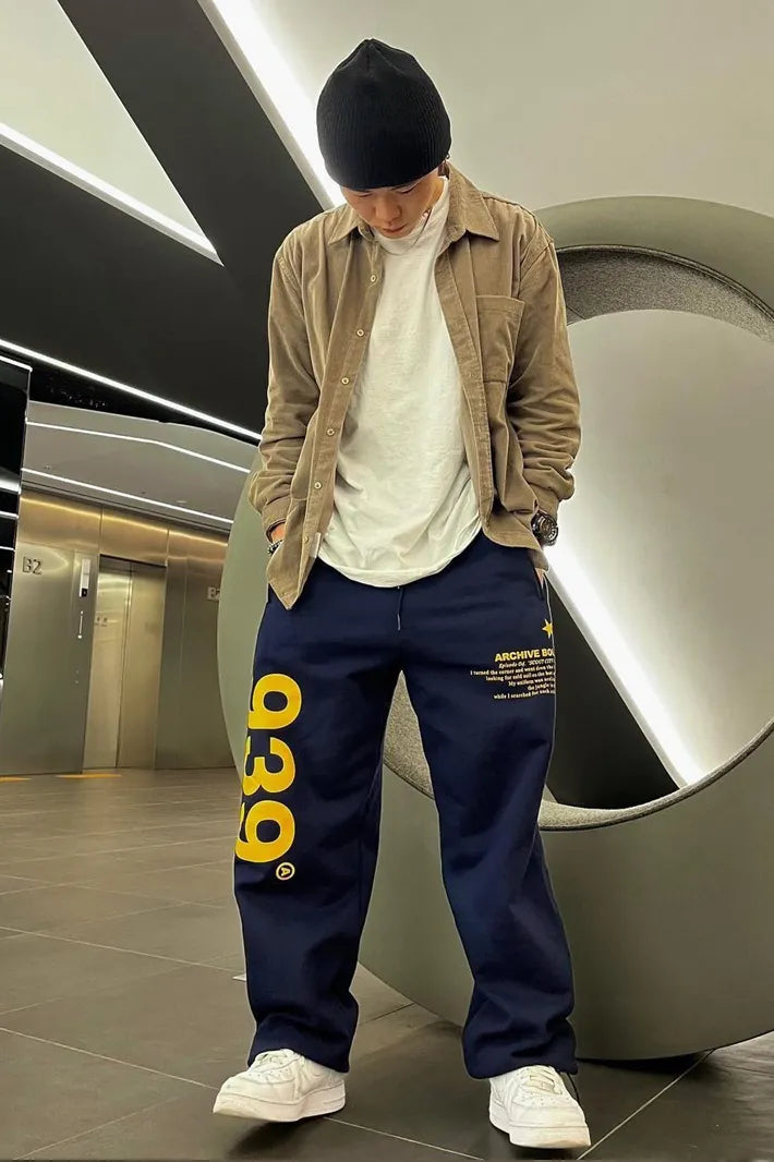 939 LOGO SWEAT PANTS (NAVY)