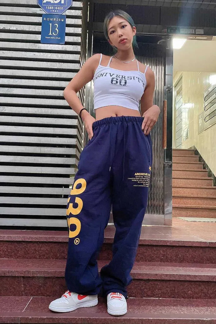 939 LOGO SWEAT PANTS (NAVY)