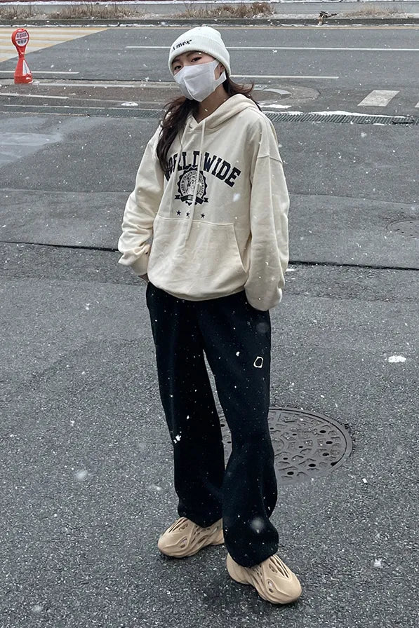 BASIC LOGO BEANIE WHITE