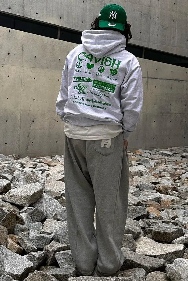 PLUR HOODIE LIGHT GREY