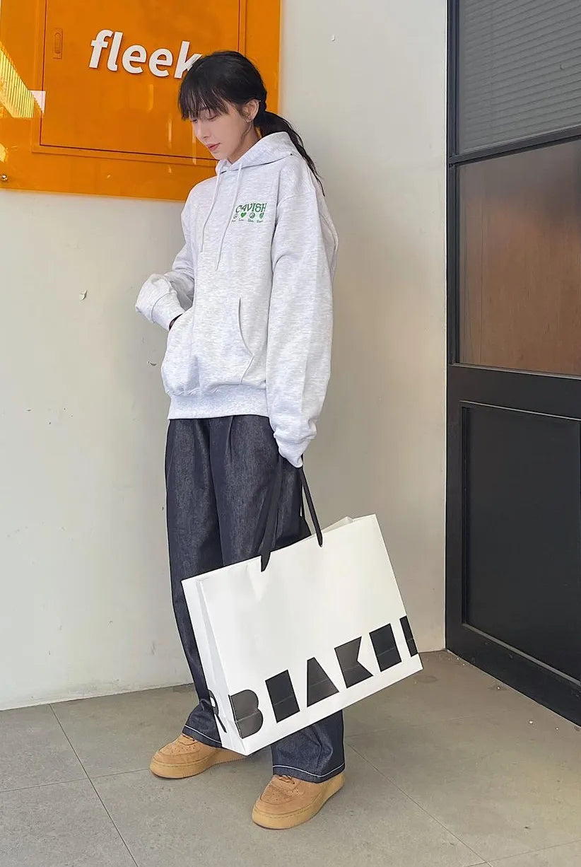 PLUR HOODIE LIGHT GREY