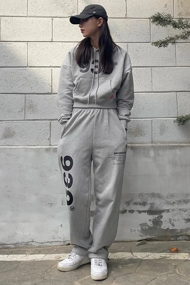 939 LOGO SWEAT PANTS (GRAY)
