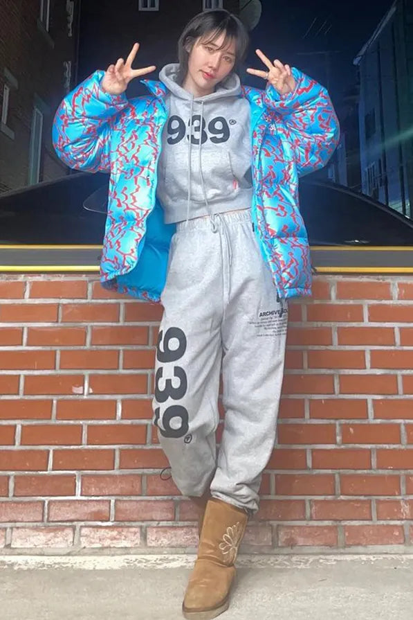 939 LOGO SWEAT PANTS (GRAY)