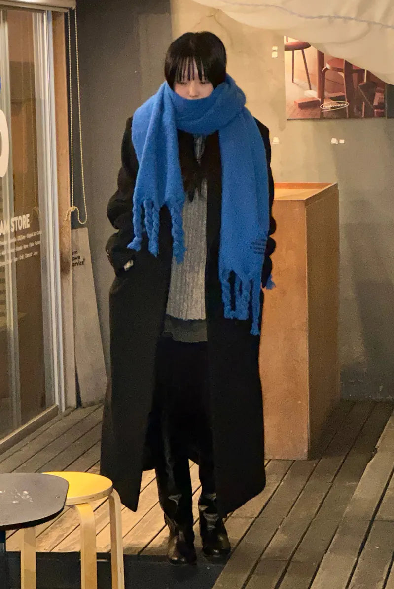 OVERSIZED STORY LOGO MUFFLER - 8 color