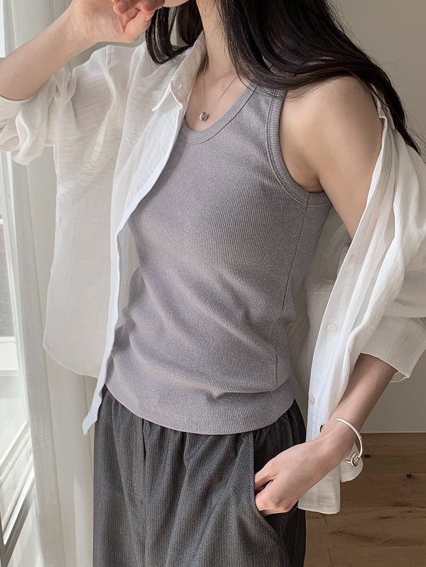 STRETCHY BASIC GOLJI SLEEVELESS - 4 COLORS 5
