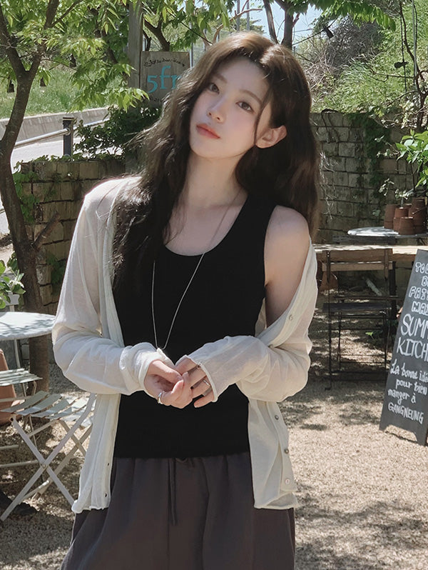 STRETCHY BASIC GOLJI SLEEVELESS - 4 COLORS 7