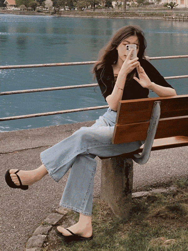 TODAY SUMMER LIGHT DENIM PANTS - 3 COLORS × 4 SIZES 1