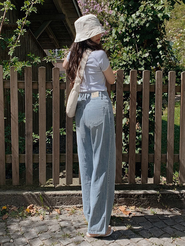 TODAY SUMMER LIGHT DENIM PANTS - 3 COLORS × 4 SIZES 6