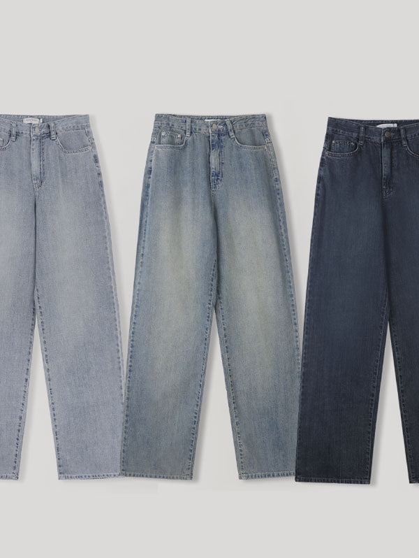 TODAY SUMMER LIGHT DENIM PANTS - 3 COLORS × 4 SIZES 7