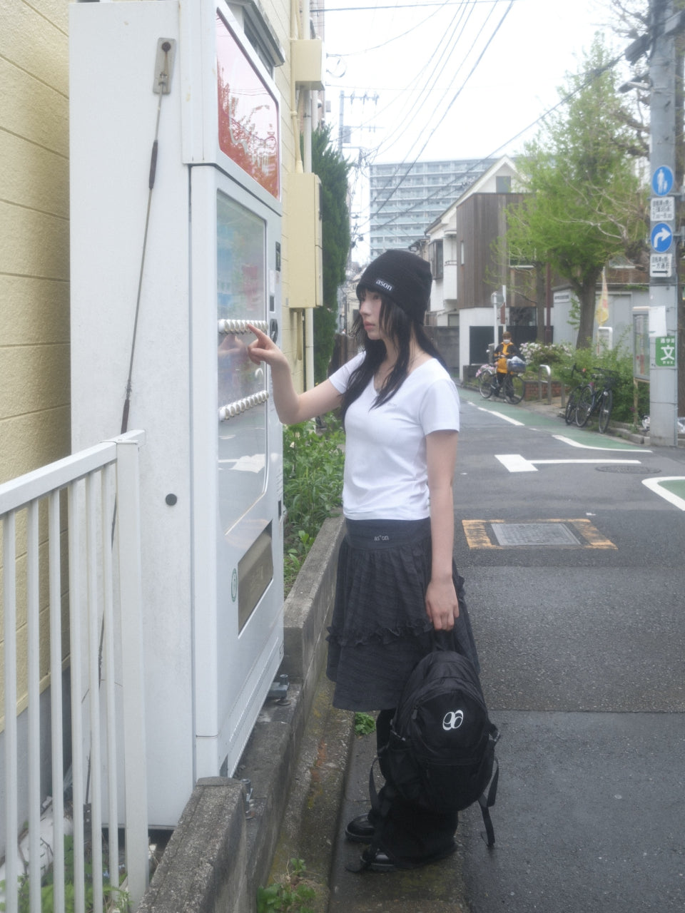 ASON PLAIN SLIM TEE WHITE