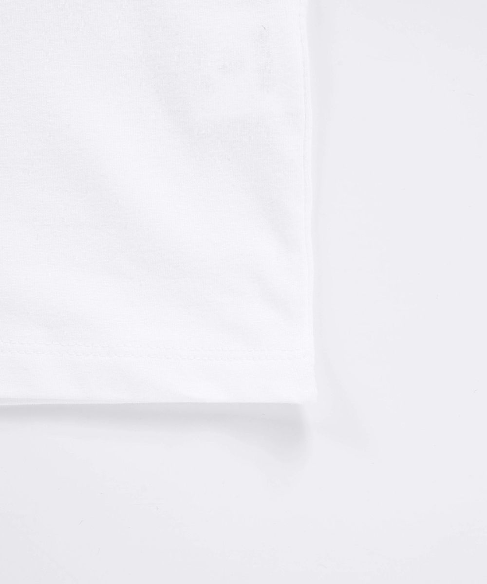 ASON PLAIN SLIM TEE WHITE
